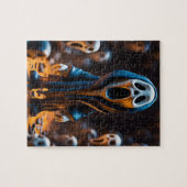 Schreeuw thema figuur puzzel legpuzzel (Horizontaal)