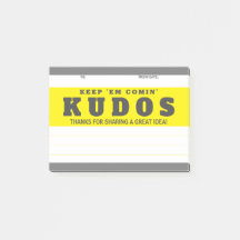 Schreeuw uit kudos grote idee erkenning award