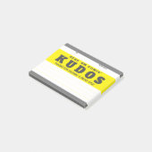 Schreeuw uit kudos grote idee erkenning award post-it® notes (Schuin)