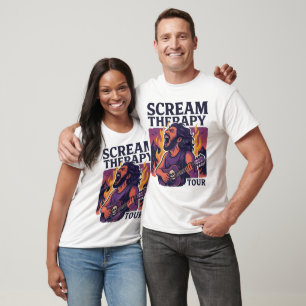 Schreeuw van de Ziel – Expressieve Muziekkunst T-shirt