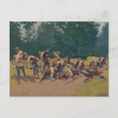 Schreeuw van granaatscherven op San Juan Hill Briefkaart (Voorkant)