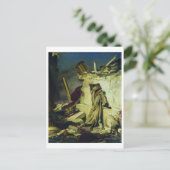 Schreeuw van helderziende Jeremiah Briefkaart (Staand voorkant)