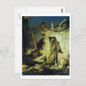 Schreeuw van helderziende Jeremiah Briefkaart (Voorkant / Achterkant)