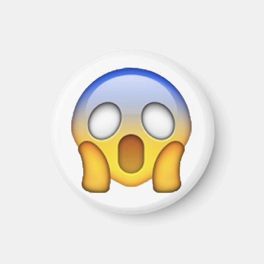 Schreeuwen - Emoji Magneet (Voorkant)
