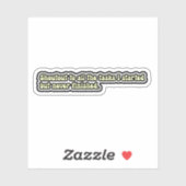 Schreeuwen om alle taken die ik begon Funny ADHD Sticker (Vel)