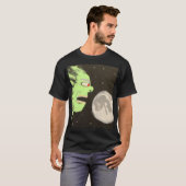Schreeuwen op de maan t-shirt (Voorkant volledig)