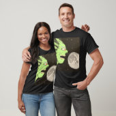Schreeuwen op de maan t-shirt (Unisex)