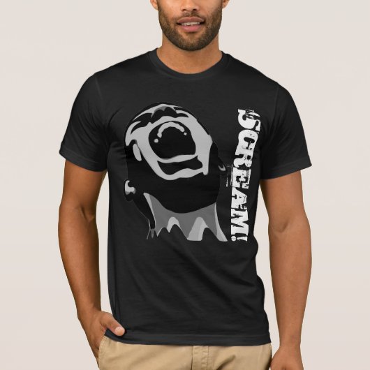 schreeuwen! t-shirt (Voorkant)