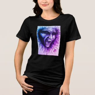 Schreeuwend gezicht T-shirt