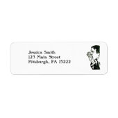 schreeuwend Man Etiket (Voorkant)