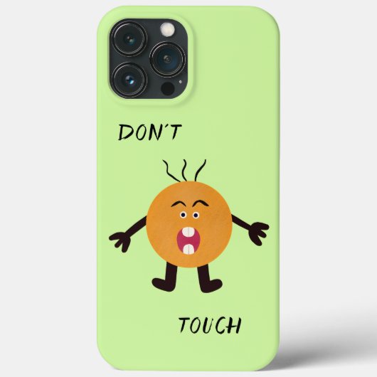 Schreeuwend oranje man Case-Mate iPhone case (Achterkant)