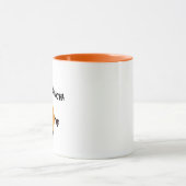 Schreeuwend oranje man mok (Midden)
