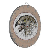 Schreeuwende adelaar dartbord (Voorkant Links)