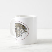 Schreeuwende adelaar koffiemok (Voorkant links)