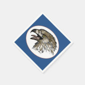 Schreeuwende adelaar servetten (Hoek)