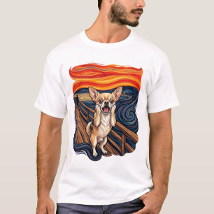 Schreeuwende Chihuahua Hond Schreeuw Brug_1 T-shirt