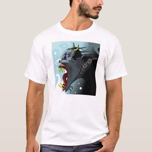 Schreeuwende Demon T-shirt (Voorkant)