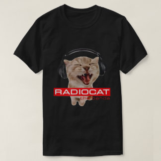 Schreeuwende DJ Kat Meme Koptelefoon Muziek Liefhe T-shirt
