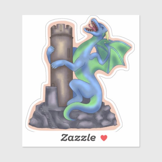 Schreeuwende Draken Sticker (Vel)