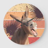 Schreeuwende ezel wandklok (Voorkant)