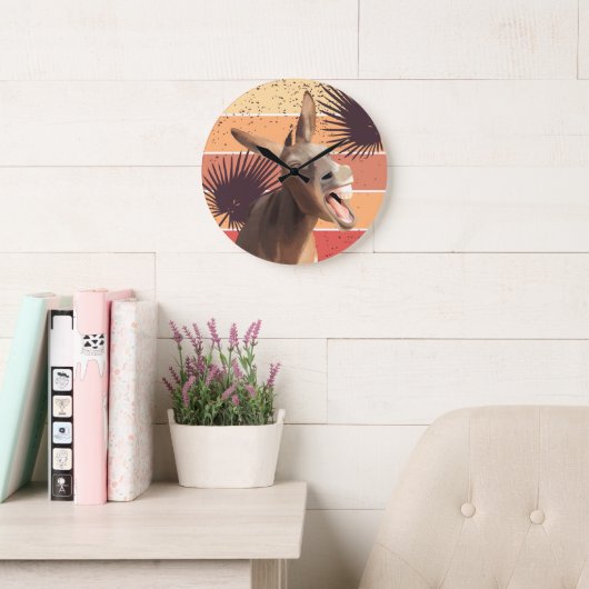 Schreeuwende ezel wandklok (Leeskamer)