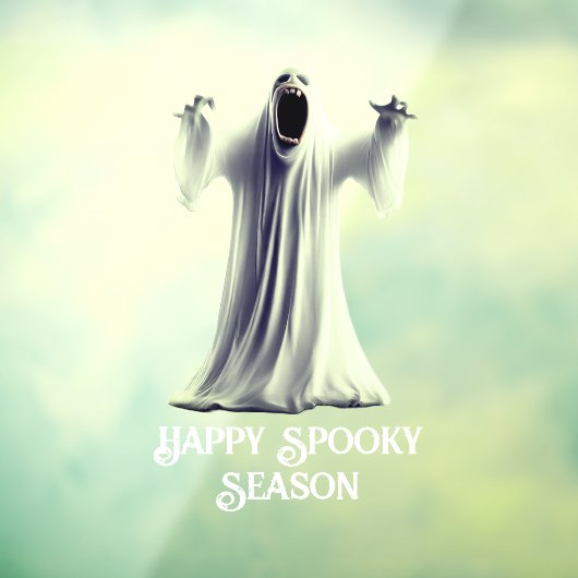 Schreeuwende geest raamsticker (Vel 3)