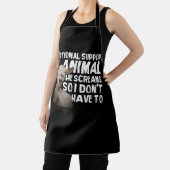 Schreeuwende Geit Emotionele Ondersteuning Dierlij Schort (Insitu)