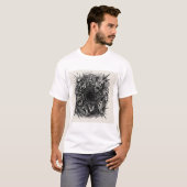 Schreeuwende Void Sketch Art T-Shirt (Voorkant volledig)