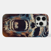 Schreeuwende Zombie iPhone Hoesje (Achterkant horizontaal)