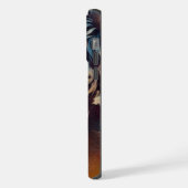 Schreeuwende Zombie iPhone Hoesje (Linkerkant)