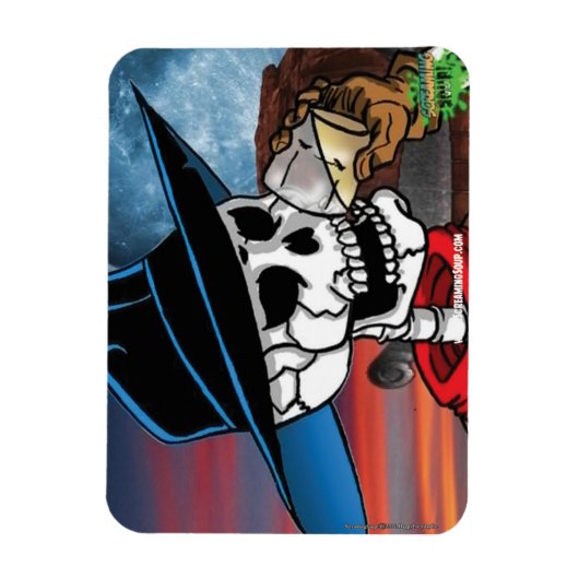 SCHREEUWSOEP! Deadwest Drink magneet (Verticaal)