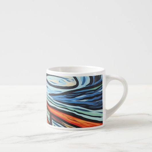 Schreeuwstijl Espresso Kop (Rechts)