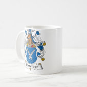 Schreiber Family Crest Koffiemok (Voorkant links)