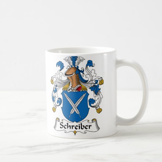 Schreiber Family Crest Koffiemok (Rechts)