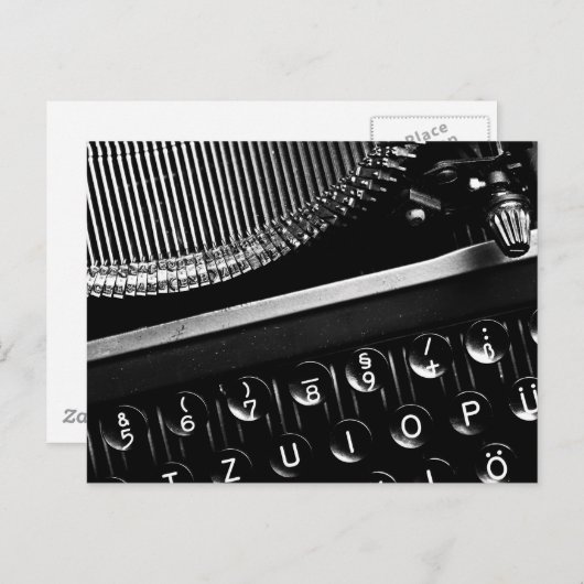 Schreibmaschine Briefkaart (Voorkant / Achterkant)