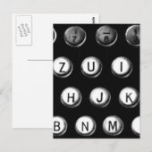 Schreibmaschinentraal Briefkaart (Voorkant / Achterkant)