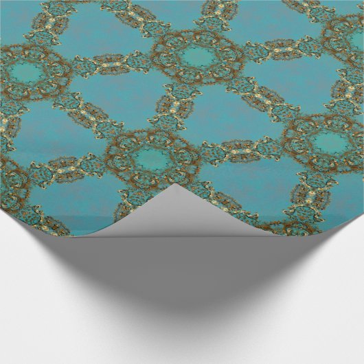 Schreierphaele Glossy Barok Elegantie Cadeaupapier (Hoek)