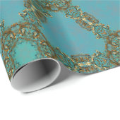 Schreierphaele Glossy Barok Elegantie Cadeaupapier (Rol Hoek)