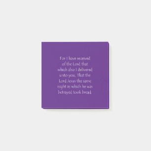 Schrift 1 Corinthians 11 23 Post-it® Notes