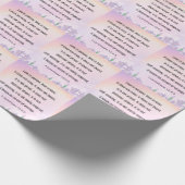 Schrift, 1 Korintiërs 13 4-5, Cadeaupapier (Hoek)