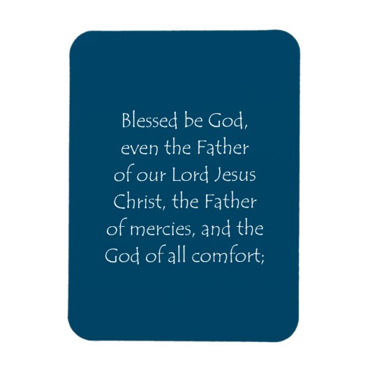 Schrift 2 Corinthians 1 3 Magneet (Verticaal)