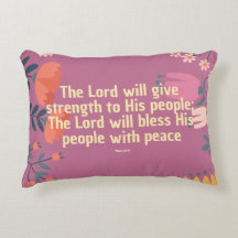 Schrift accent kussen