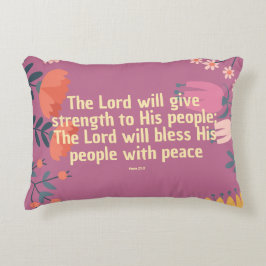 Schrift accent kussen