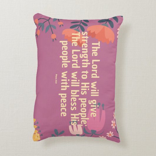 Schrift accent kussen (Achterkant (Verticaal))