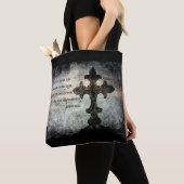 Schrift All-over-Print Cross Body Bag Tote Bag (Dichtbij)
