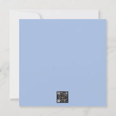 Schrift Baby Jongen Aankondiging Kaart Dit Kind 1 (Achterkant)