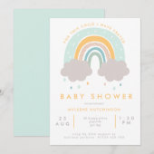 Schrift-Baby shower voor Scriptpasta Kaart (Voorkant / Achterkant)