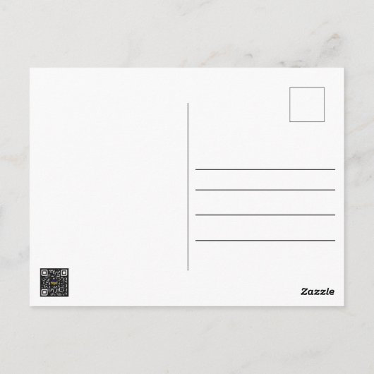 Schrift begroeting post Kaart zijn genade (Achterkant)