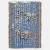 Schrift Beloften van God Ducks Throw Blanket Deken (Voorkant Verticaal)