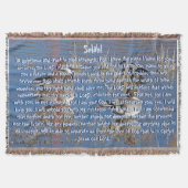 Schrift Beloften van God Ducks Throw Blanket Deken (Voorkant)